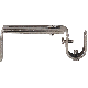 KN85293 3/4 ADJ SATN NKL BRACKET