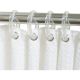 Clear Plastic Shower Curtain Ring 12 Count