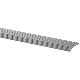 043374781540 1-3/8INX6FTSLVR BINDER BAR