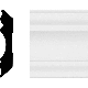 8205 5/8INX3-1/8INX8FT MDF CROWN