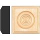 7/8X2-1/2 PINE ROSETTE R90