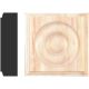 7/8X3-1/4 HDWD ROSETTE R40