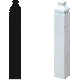 043559400150 1-1/4X1-1/4X8 OSD CORNER