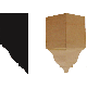 043559500201 6X2-3/4X2-3/4 CORNER