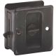 Privacy Aged Bronze Pocket Door Lock Pull
