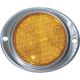 044464903989 3IN AMBER RND REFLECTOR