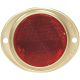 044464903996 3IN RED ROUND REFLECTOR