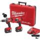 M18 Fuel 1/2in Hammer Drill/Impact 2-Tool Combo Kit  Mil 2997-22