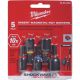 Magnetic Nut Driver 1/4in - 1/2in 5pc Milwaukee 49-66-4563