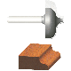 Router Bit Ogee 1/4in No Bearing 1/4Shk VA23127