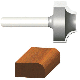 Router Bit Ovolo 1/4in 1/4Shk VA23128