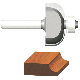 Router Bit Cove 1/4in 1/4Shk VA23139