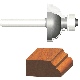  Router Bit Cove&Fillet/Classical Cove 3/16in 1/4Shk VA23142
