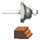 Router Bit Roman Ogee 5/32in 1/4Shk VA23149