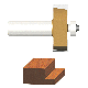 Router Bit Rabbeting 1/2in x 1/2in 1/4Shk VA23118