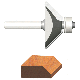 Router Bit 45° 1-3/8in Chamfer 1/4Shk  VA23155