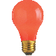 Bulb A19 25W 130V Red Std Base Satco S6090