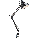 100W BLK SWINGARM LAMP