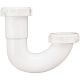 1-1/2 WHT PLASTIC J-BEND