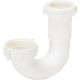 1-1/2 WHT PLASTIC J-BEND