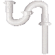 1-1/4 WHT PLASTIC S-TRAP