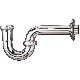 1-1/4IN 22GA BRASS P-TRAP