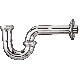 1-1/4IN 17GA BRASS P-TRAP