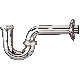 1-1/2IN 20GA BRASS P-TRAP
