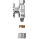 PP2889EZ PX VLV CMP 5/8X1/4 STR