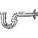 1-1/2IN 20GA BRASS P-TRAP