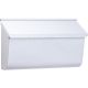 046462027544 WHT HORZNTL WALL MAILBOX