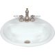 WHT ROUND LAVATORY BOWL