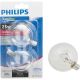 168450 2PK 25W CLR GLOBE BULB