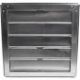 Cool Attic Galv Steel Alum Louvers 22In W x 22In H x 3