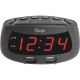 30416 RED LED DUAL USB ALARM