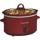 RED 4QT OVAL SLOW COOKER