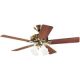 Ceiling Fan with Light Kit 52In Antique Brass