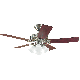 52IN NKL CEIL FAN W/LIGHT