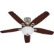 Ceiling Fan W/Light 52in Brushed Nickel
