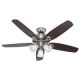 Ceiling Fan W/Lights 52in Brushed Nickel