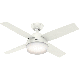 59246 DEMPSEY 44IN WH LED FAN