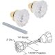CRYSTAL DOOR KNOBSET