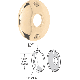 ROSSETTE BRASS BLACK PLATE E-2282