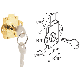 S4048 LOCK MAILBOX BOLT