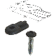 12PK BLK NYLON TURN CLIP