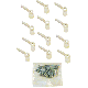 12PK WHT NYL TURN BUTTON
