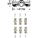 6PK PANEL WING CLIP