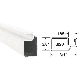 3/4X3/8X94 WH SCRN FRAME