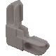 3/8GRAY WND FRAME CORNER