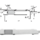 20PC RH NYLON SLIDE BOLT